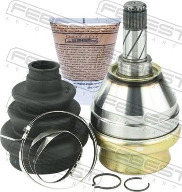 Febest 1811-Z18X - Шарнірний комплект, ШРУС, приводний вал autocars.com.ua