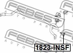 Febest 1823-INSF - Тяга / стійка, стабілізатор autocars.com.ua