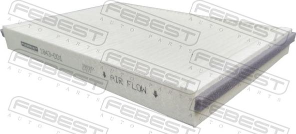 Febest 1843-001 - Фильтр воздуха в салоне autodnr.net