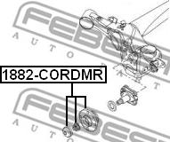 Febest 1882-CORDMR - Ступица колеса, поворотный кулак avtokuzovplus.com.ua