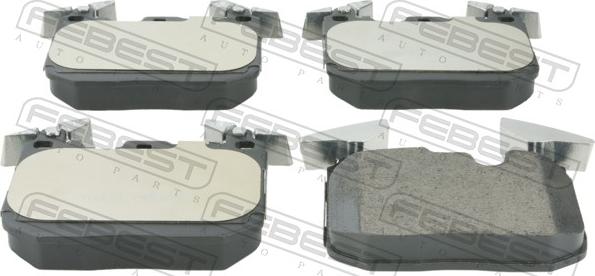 Febest 1901-F20F - Гальмівні колодки, дискові гальма autocars.com.ua