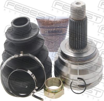 Febest 1910-E70 - Шарнірний комплект, ШРУС, приводний вал autocars.com.ua