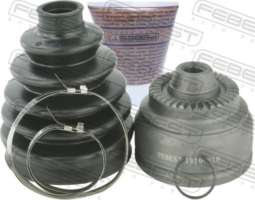 Febest 1910-F10 - Шарнірний комплект, ШРУС, приводний вал autocars.com.ua