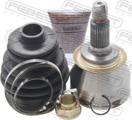 Febest 1910-R58 - Шарнірний комплект, ШРУС, приводний вал autocars.com.ua