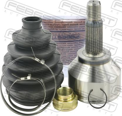 Febest 1910-R60 - Шарнірний комплект, ШРУС, приводний вал autocars.com.ua