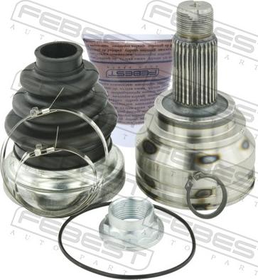 Febest 1910-X1R - Шарнірний комплект, ШРУС, приводний вал autocars.com.ua