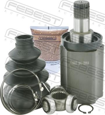 Febest 1911-E60LH - Шарнірний комплект, ШРУС, приводний вал autocars.com.ua