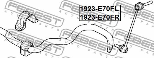 Febest 1923-E70FL - Тяга / стойка, стабилизатор avtokuzovplus.com.ua