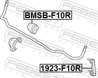 Febest 1923-F10R - Тяга / стійка, стабілізатор autocars.com.ua