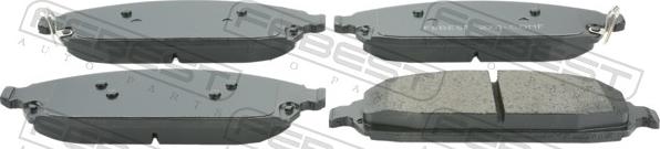 Febest 2001-COMF - Гальмівні колодки, дискові гальма autocars.com.ua