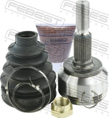Febest 2010-GRCH - Шарнірний комплект, ШРУС, приводний вал autocars.com.ua