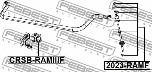 Febest 2023-RAMF - Тяга / стойка, стабилизатор avtokuzovplus.com.ua