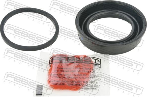 Febest 2075-CKDR - Ремкомплект, гальмівний супорт autocars.com.ua