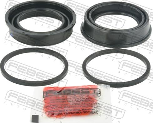 Febest 2075-DURF - Ремкомплект, гальмівний супорт autocars.com.ua