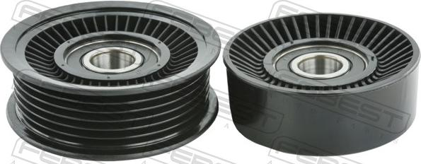 Febest 2087-GCHR-KIT - Паразитний / провідний ролик, поліклиновий ремінь autocars.com.ua