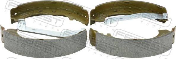 Febest 2102-FOCIIR - Гальмівні колодки autocars.com.ua