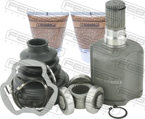 Febest 2111-AWF21LH - Шарнірний комплект, ШРУС, приводний вал autocars.com.ua