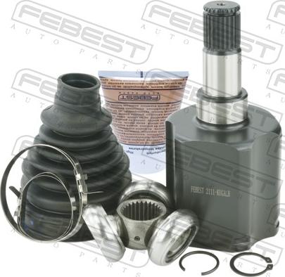 Febest 2111-KUGALH - Шарнірний комплект, ШРУС, приводний вал autocars.com.ua