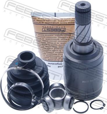 Febest 2111-KUGR - Шарнірний комплект, ШРУС, приводний вал autocars.com.ua