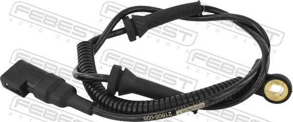 Febest 21606-008 - Датчик ABS, частота обертання колеса autocars.com.ua