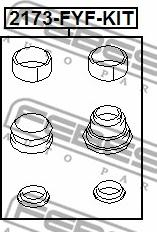 Febest 2173-FYF-KIT - Пыльник, управление корпуса скобы тормоза avtokuzovplus.com.ua