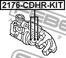 Febest 2176-CDHR-KIT - Ремкомплект, тормозной суппорт autodnr.net