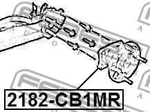 Febest 2182-CB1MR - Маточина колеса autocars.com.ua