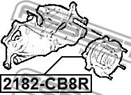 Febest 2182-CB8R - Ступица колеса, поворотный кулак avtokuzovplus.com.ua