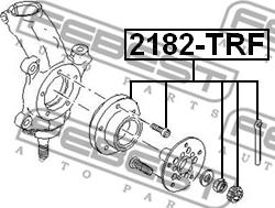Febest 2182-TRF - Ступица колеса, поворотный кулак autodnr.net