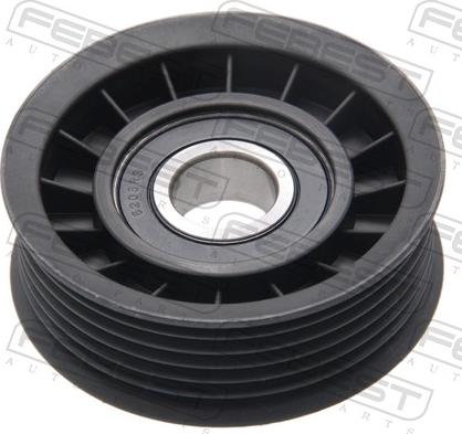 Febest 2187-CAK - Паразитний / провідний ролик, поліклиновий ремінь autocars.com.ua