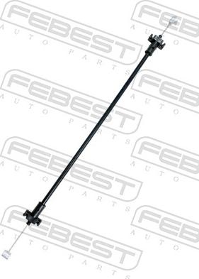 Febest 2199-DCCB4 - Трос, замок дверей autocars.com.ua