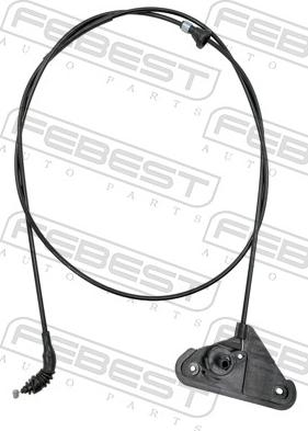 Febest 2199-HCCA1 - Тросик замка капота autocars.com.ua