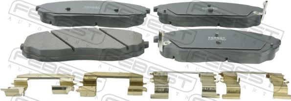 Febest 2201-SORF - Гальмівні колодки, дискові гальма autocars.com.ua