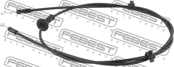 Febest 22101-D4L - Тросик замка капота autocars.com.ua