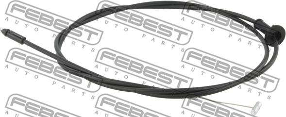 Febest 22101-DXL - Тросик замка капота autocars.com.ua