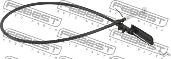 Febest 22104-H0F1 - Трос, замок дверей autocars.com.ua