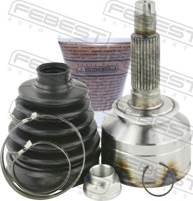 Febest 2210-SORBL - Шарнірний комплект, ШРУС, приводний вал autocars.com.ua
