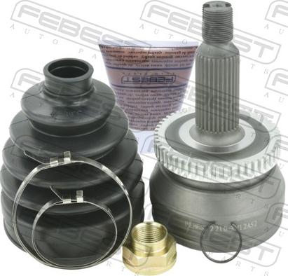 Febest 2210-XM12A52 - Шарнірний комплект, ШРУС, приводний вал autocars.com.ua