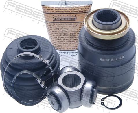 Febest 2211-BLRH - Шарнірний комплект, ШРУС, приводний вал autocars.com.ua