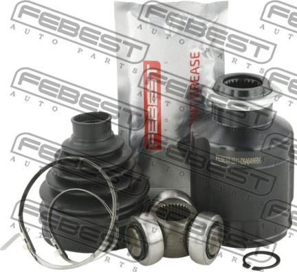 Febest 2211-D9A64WRH - Шарнирный комплект, ШРУС, приводной вал avtokuzovplus.com.ua