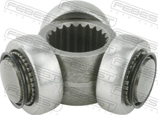 Febest 2216-SPA - Муфта з шипами, приводний вал autocars.com.ua