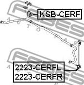 Febest 2223-CERFL - Тяга / стойка, стабилизатор avtokuzovplus.com.ua