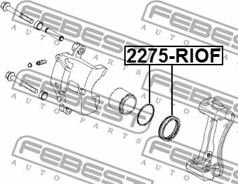 Febest 2275-RIOF - Ремкомплект, гальмівний супорт autocars.com.ua