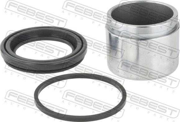Febest 2276-K2500F-KIT - Ремкомплект, гальмівний супорт autocars.com.ua