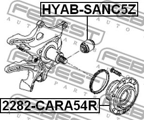 Febest 2282-CARA54R - Маточина колеса autocars.com.ua