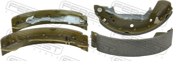 Febest 2302-POLVR - Комплект гальм, барабанний механізм autocars.com.ua
