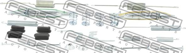 Febest 2304-2H0R-KIT - Комплектуючі, гальмівна система autocars.com.ua