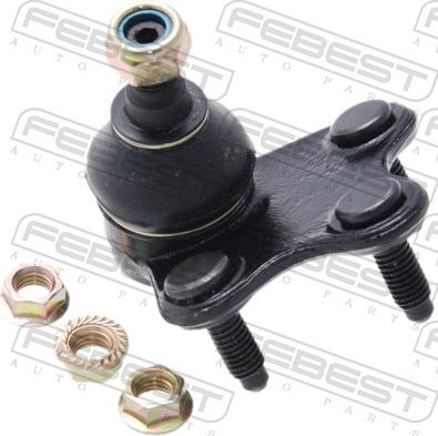 Febest 2320-9N5FR - Несучий / направляючий шарнір autocars.com.ua