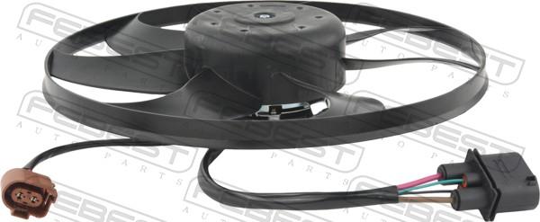 Febest 23650-001 - Вентилятор, охолодження двигуна autocars.com.ua