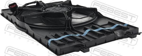 Febest 23650-004 - Вентилятор, охолодження двигуна autocars.com.ua